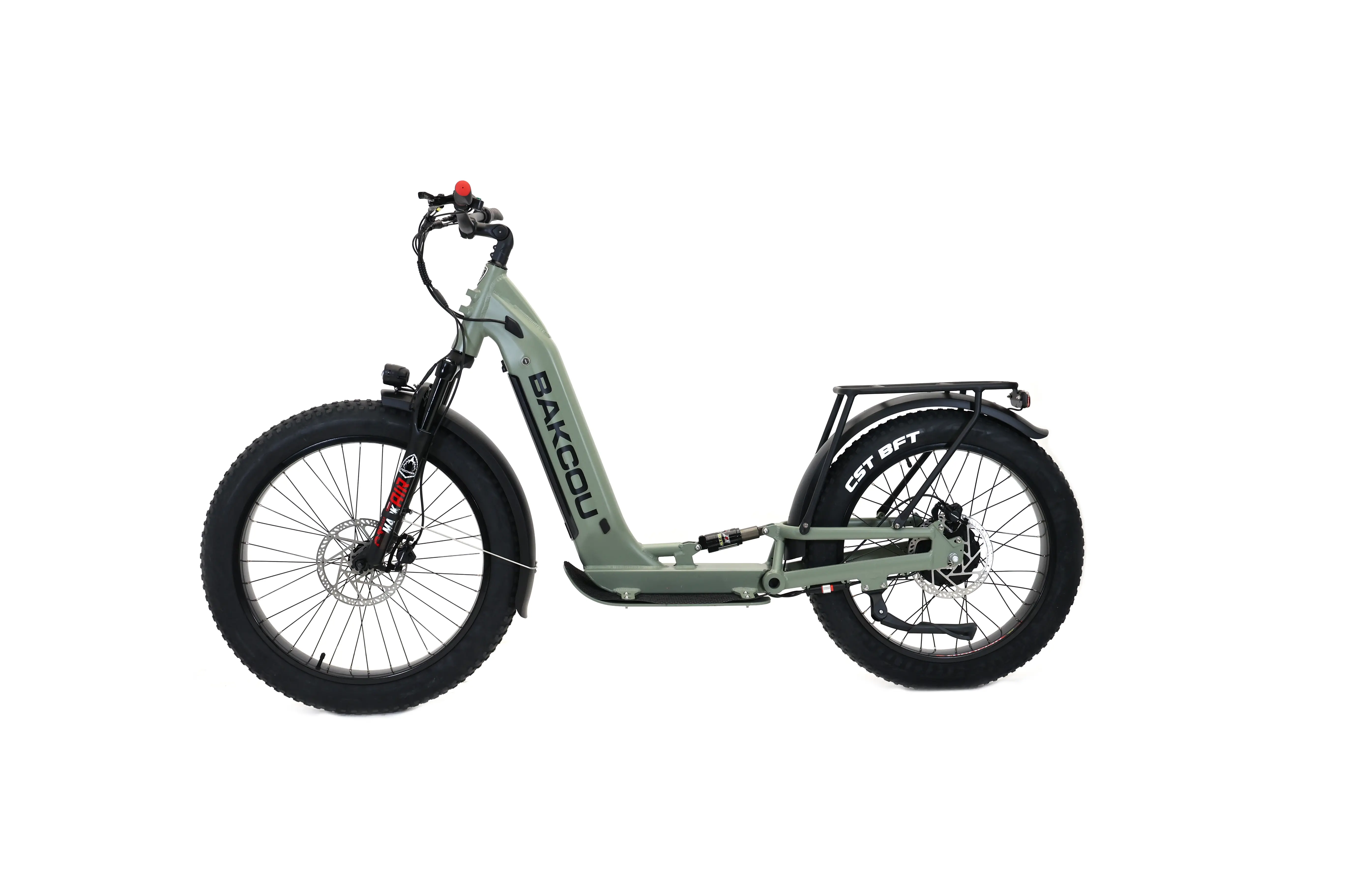 Bakcou Grizzly Electric Scooter - Sage Green-3