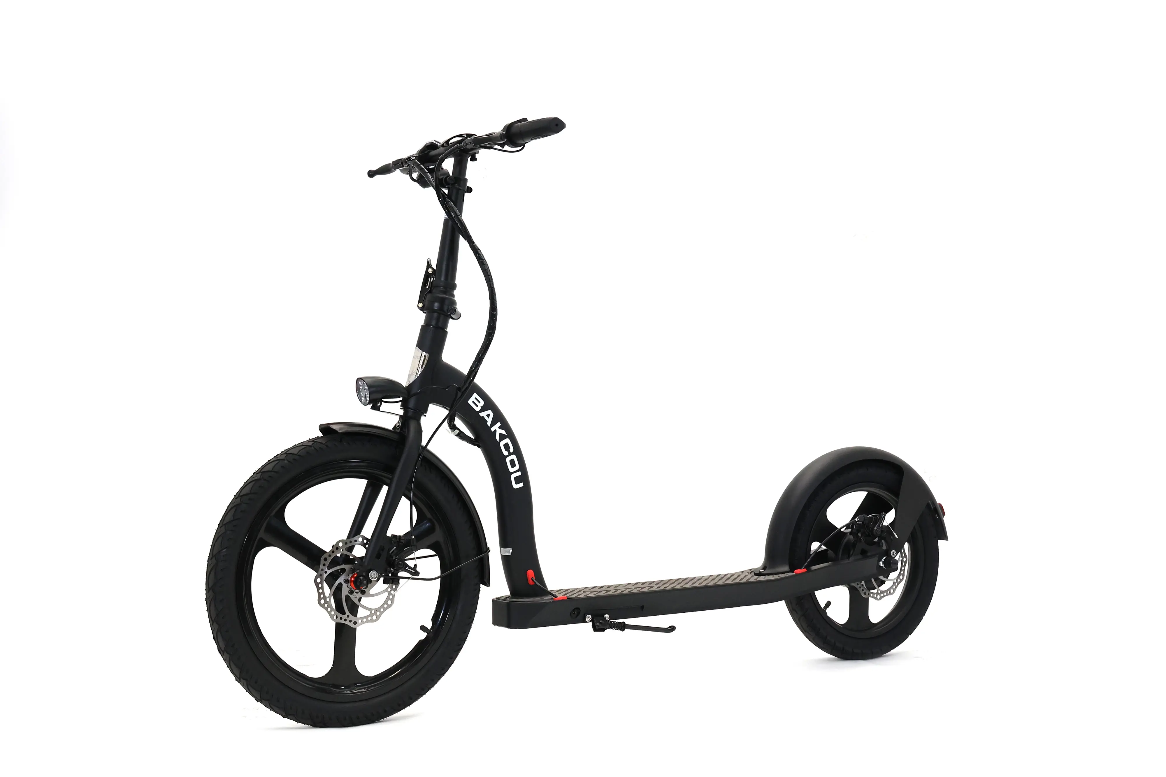Bakcou Badger Electric Scooter - Matte Black-1