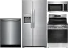 FRG-S/S-2623-ELEPKG Frigidaire 4 Piece Electric Kitchen Appliance Package - Stainless Steel