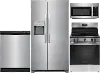 FRG-2623-S/S-ELEPKG Frigidaire 4 Piece Electric Kitchen Appliance Package - Stainless Steel