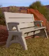 Gen II Indoor-Outdoor Adobe Convertible Bench