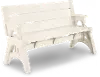 Gen II Indoor-Outdoor White Convertible Bench