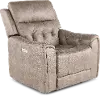 Anniston Fog Beige Lay Flat Power Recliner