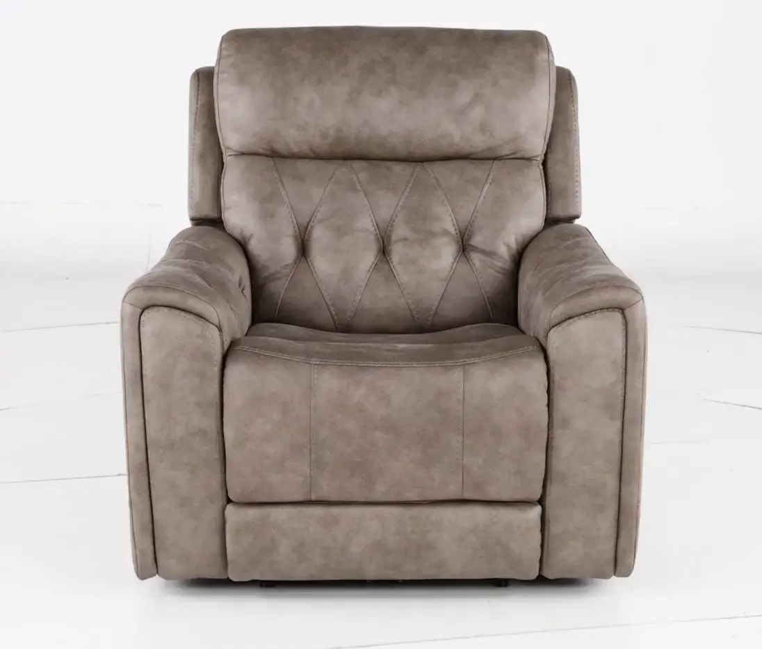 Anniston Fog Beige Lay Flat Power Recliner-5