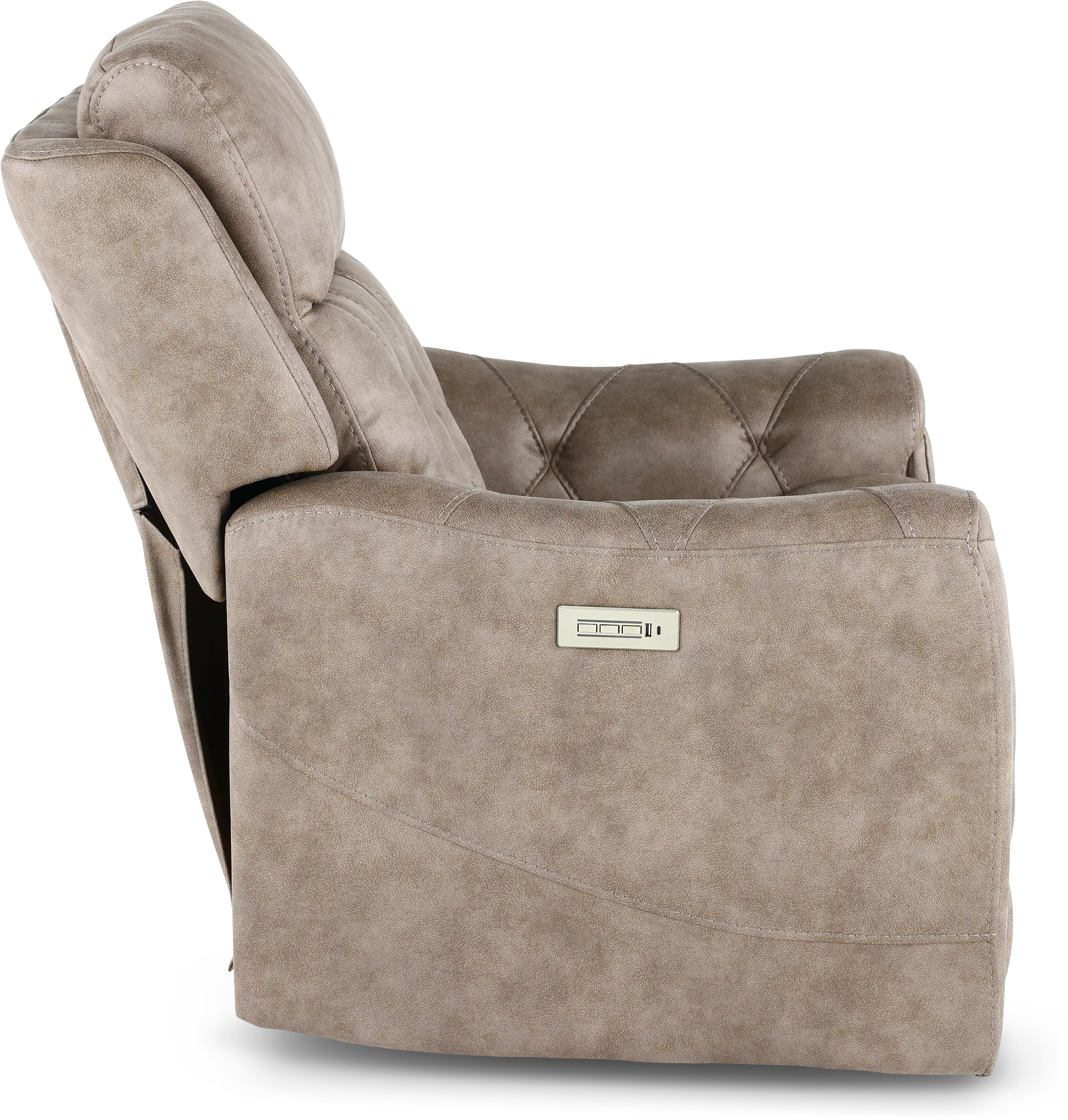 Anniston Fog Beige Lay Flat Power Recliner-7