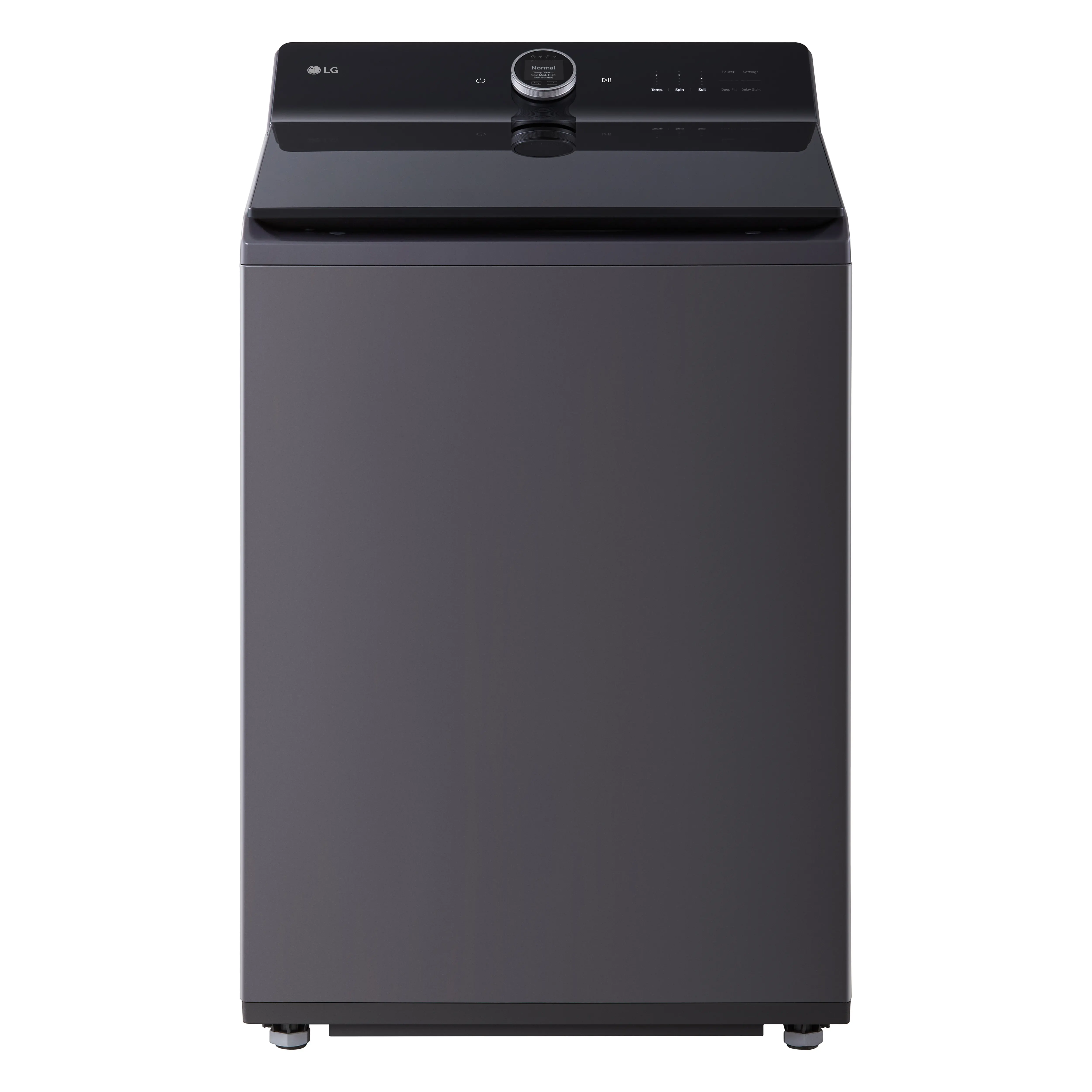 WT8600CB LG 5.5 Cu Ft Top Load Washer - Matte Black-1