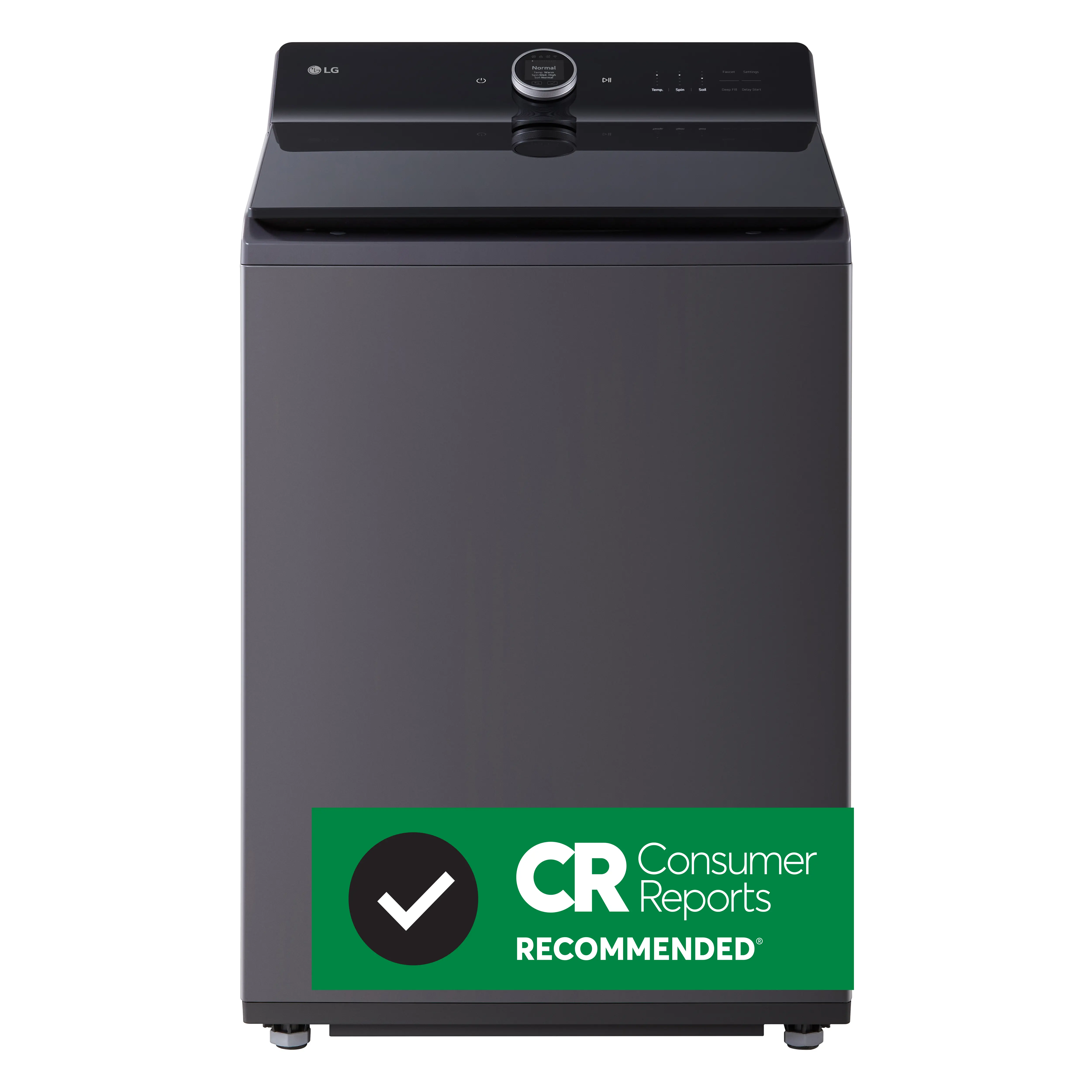 WT8600CB LG 5.5 Cu Ft Top Load Washer - Matte Black-2
