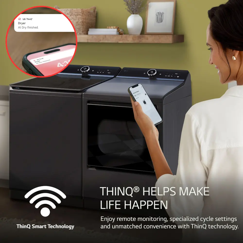 DLEX8600BE LG 7.3 Cu Ft Electric Dryer - Matte Black-8