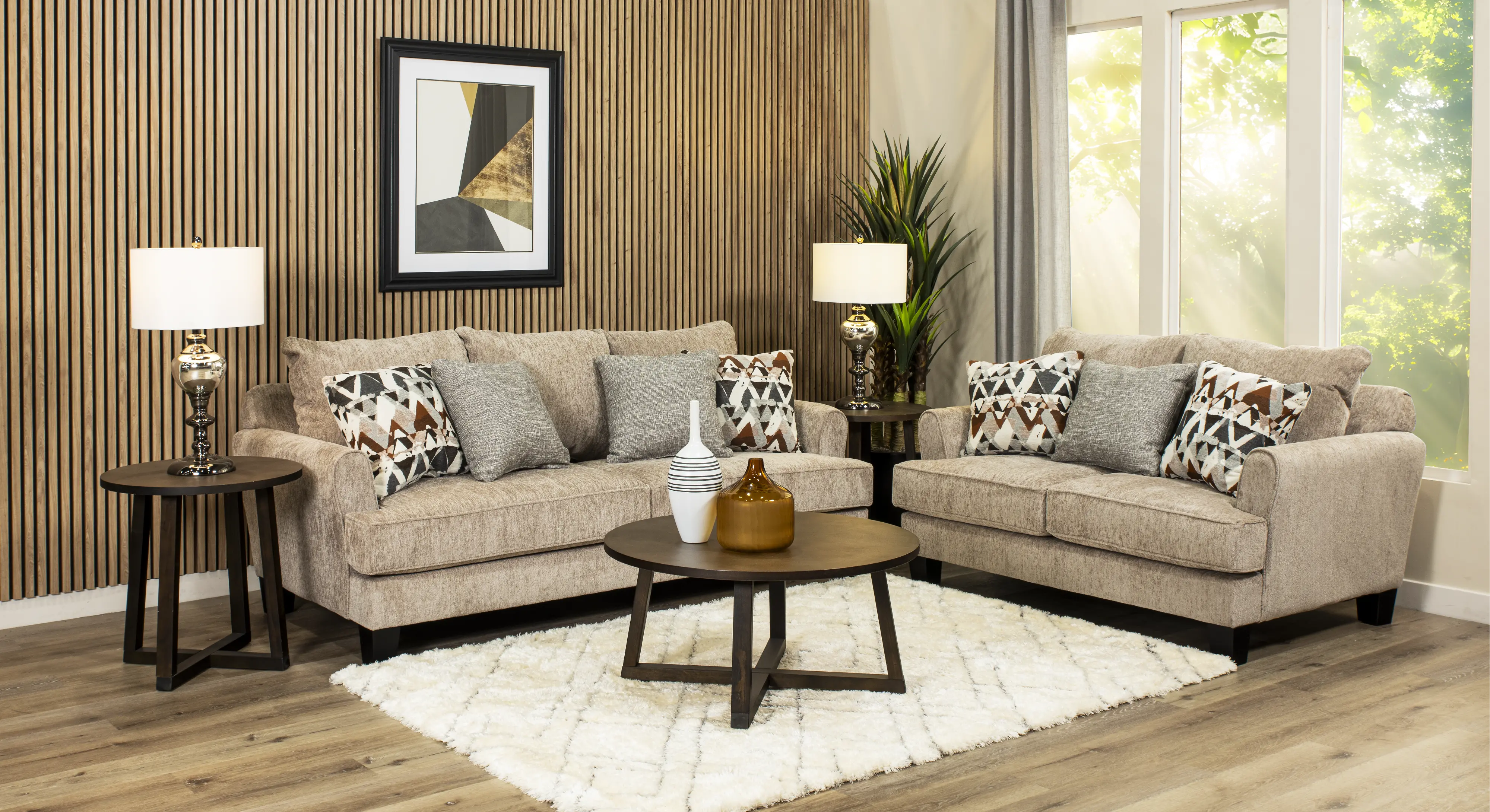 BRYLOV/PICTEA Bryn Beige Loveseat-2