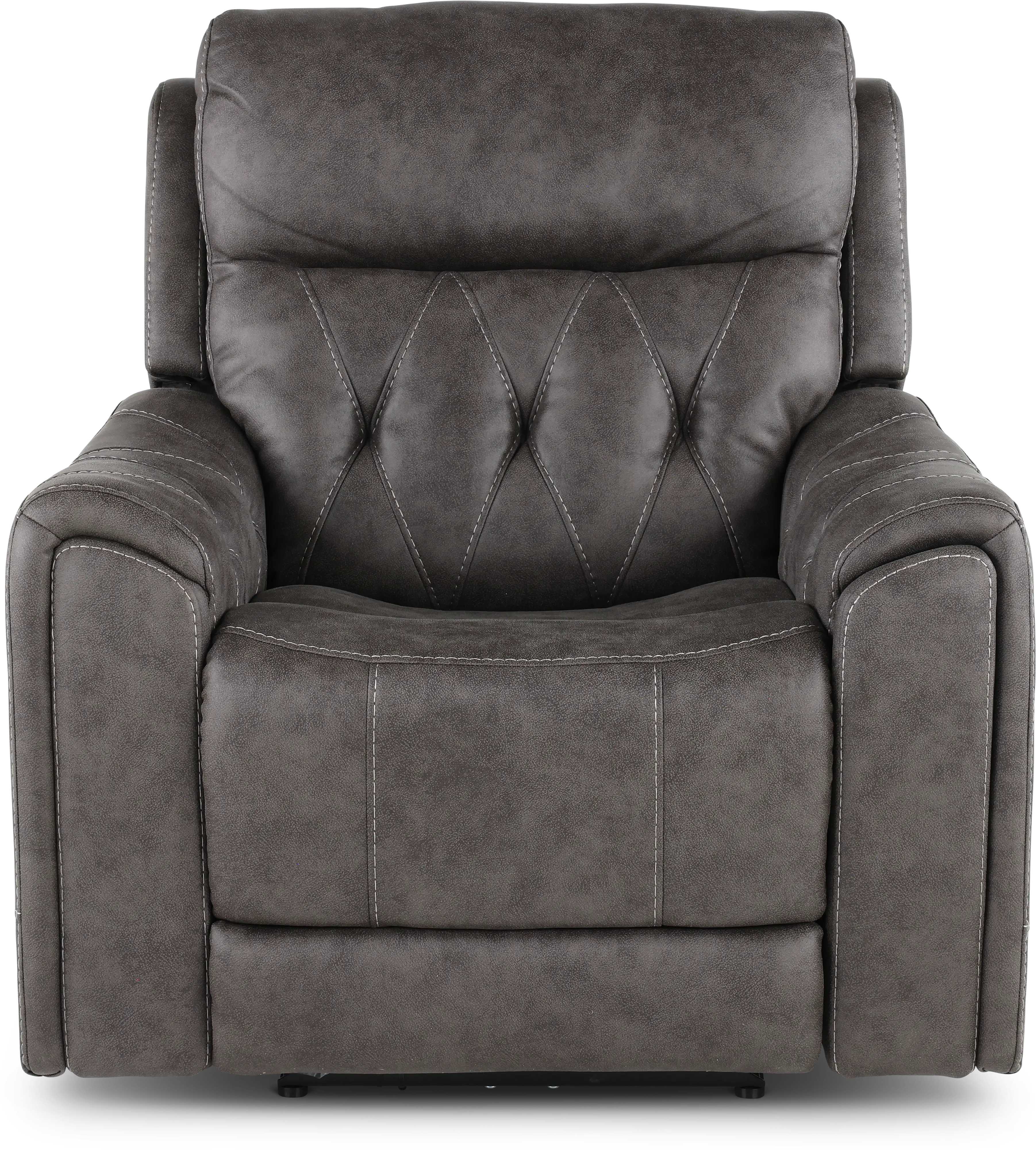 Anniston Steel Gray Lay Flat Power Recliner-4