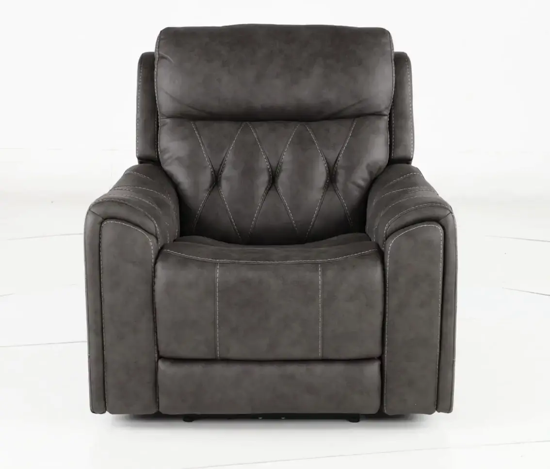 Anniston Steel Gray Lay Flat Power Recliner-5