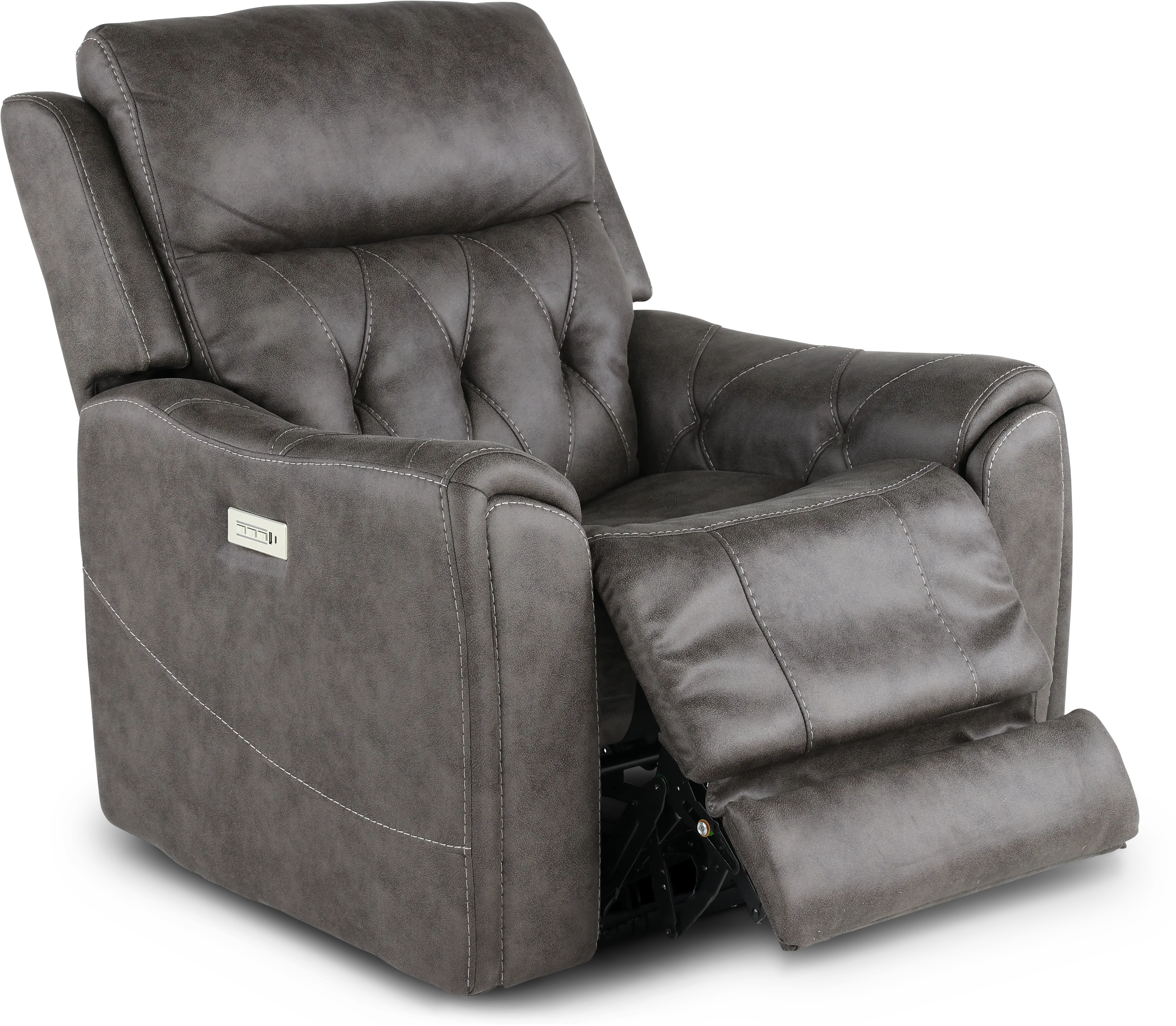 Anniston Steel Gray Lay Flat Power Recliner-6