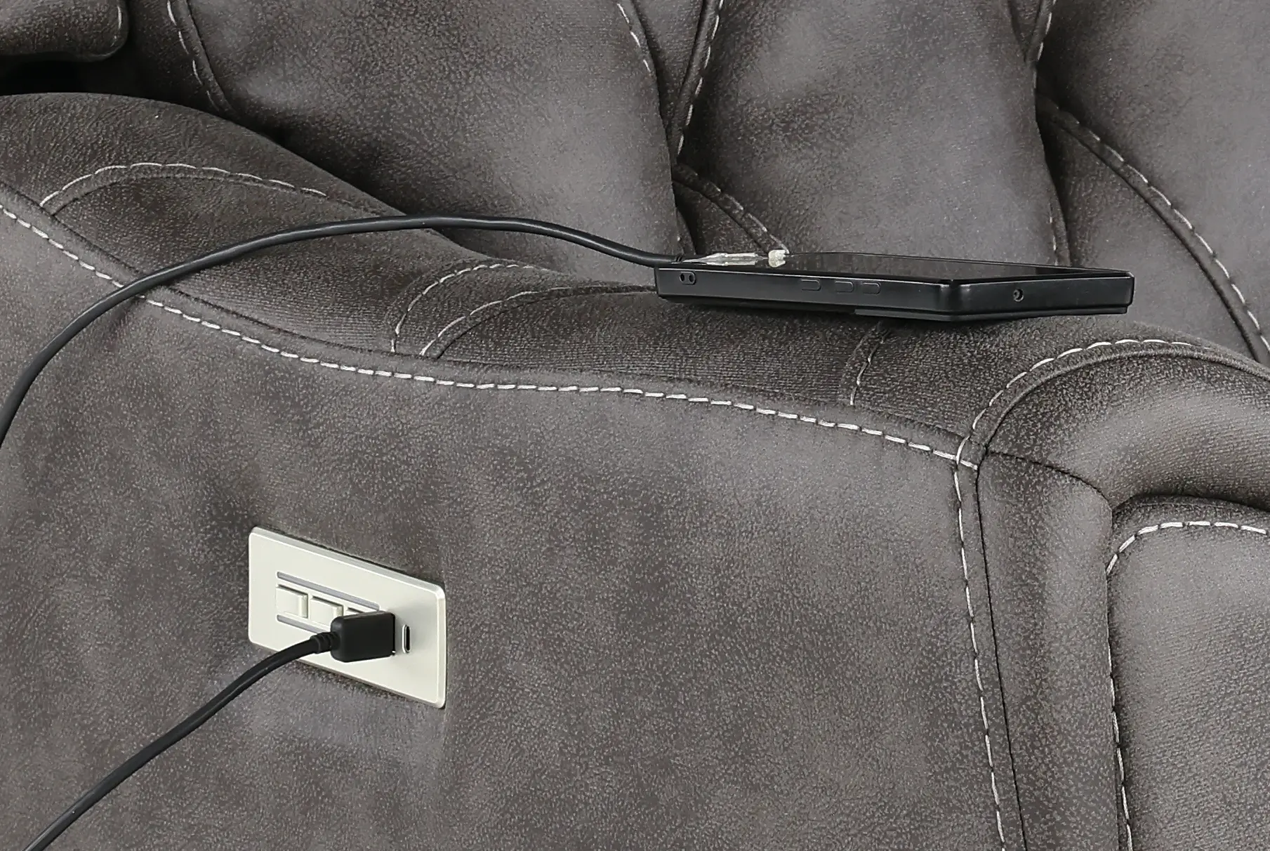 Anniston Steel Gray Lay Flat Power Recliner-9