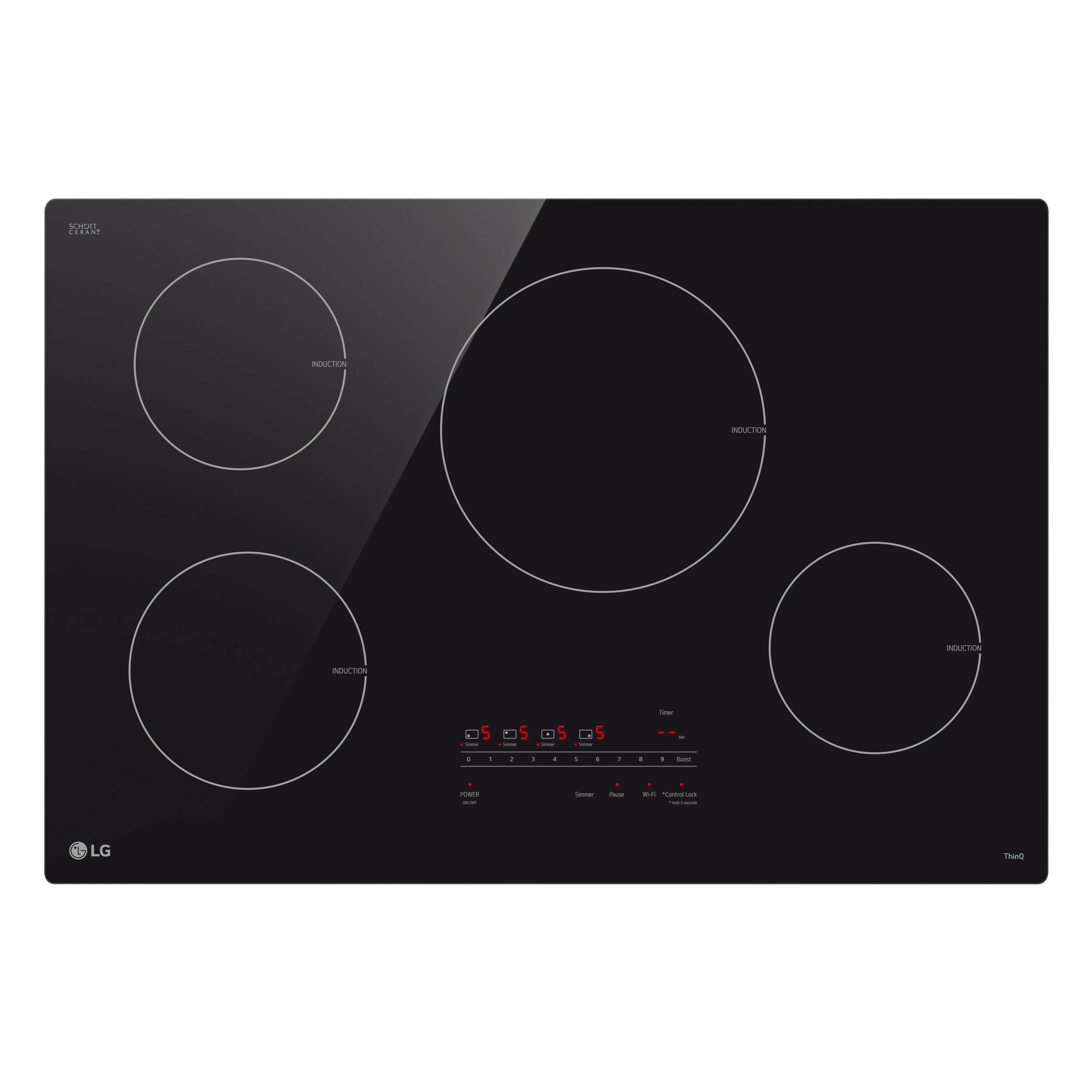CBIH3013BE LG 30 Inch Induction Cooktop - Black Ceramic-1