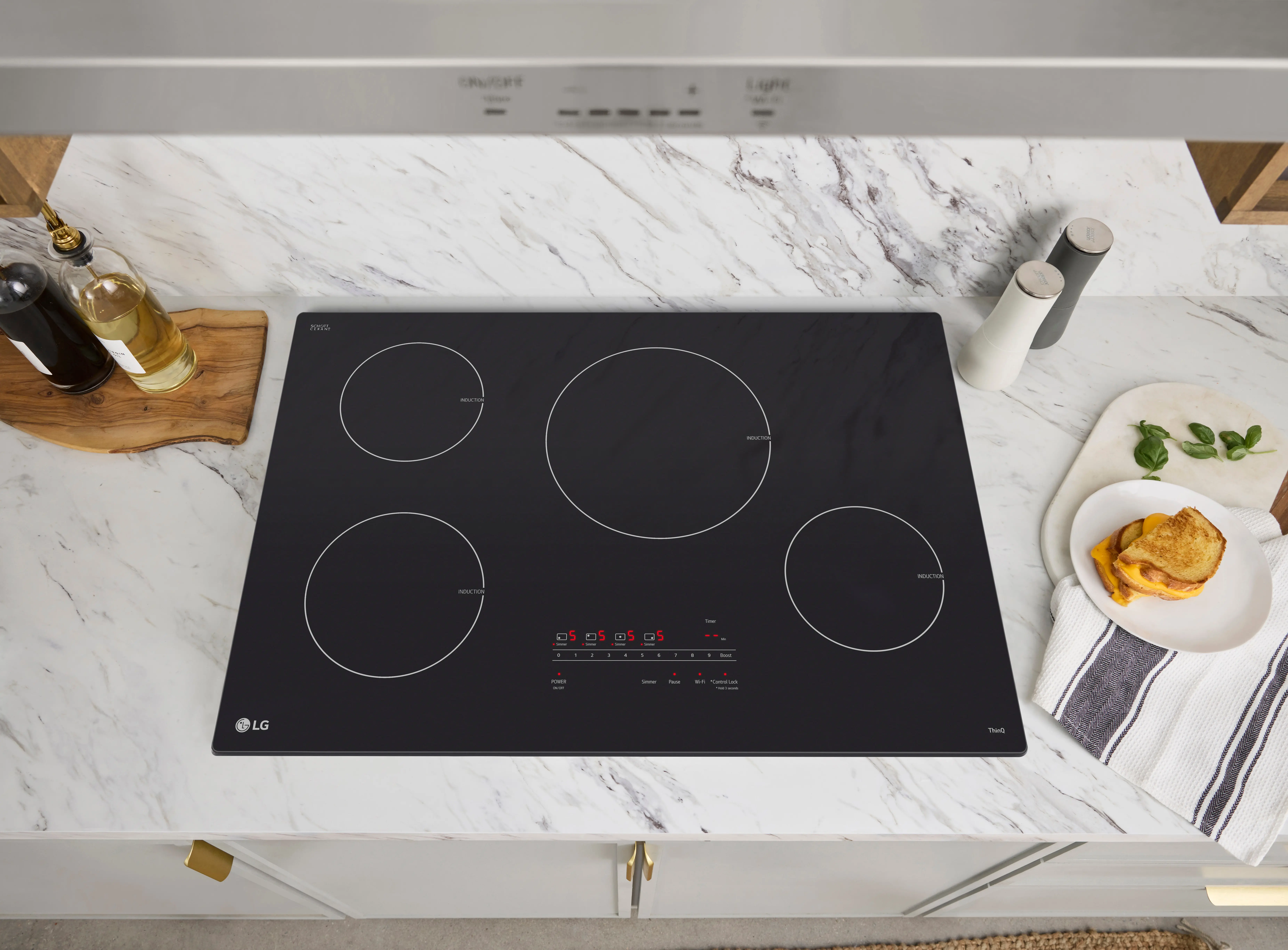 CBIH3013BE LG 30 Inch Induction Cooktop - Black Ceramic-4