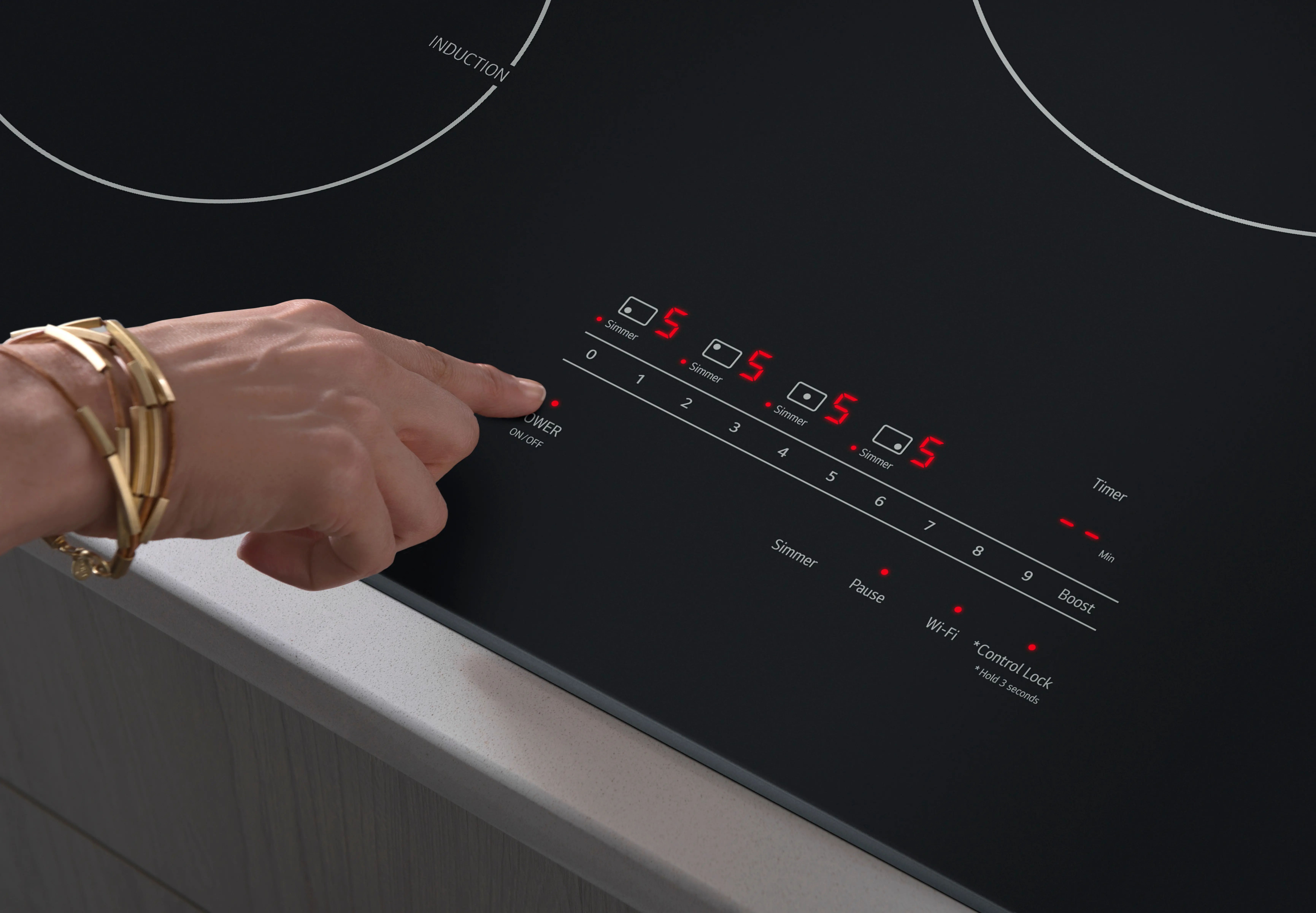 CBIH3013BE LG 30 Inch Induction Cooktop - Black Ceramic-5