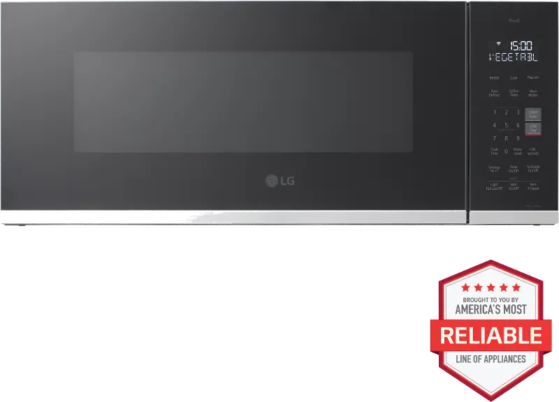 LG 1.3 Cu Ft Over The Range Microwave - Stainless Steel