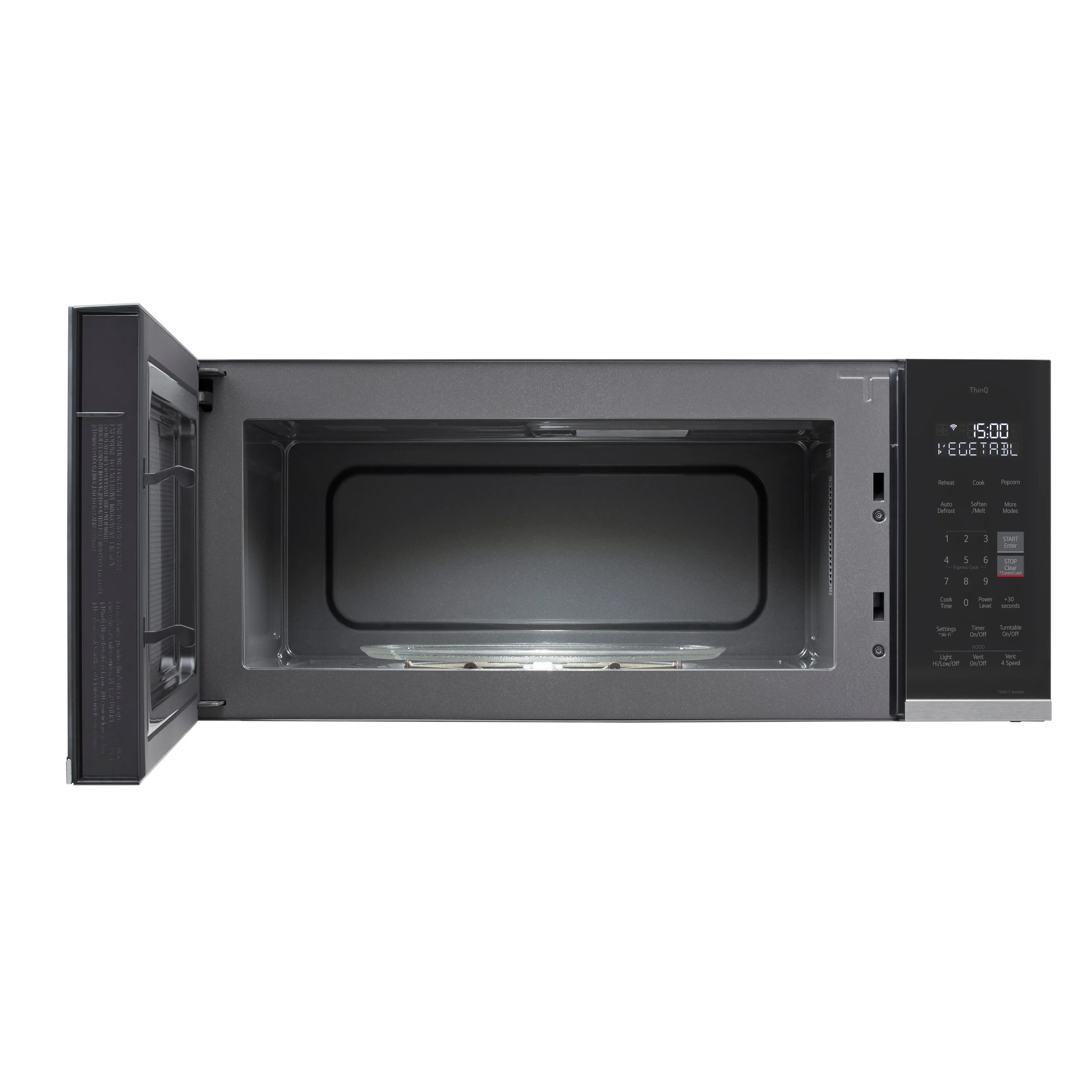 MVEF1323F LG 1.3 Cu Ft Over The Range Microwave - Stainless Steel-5