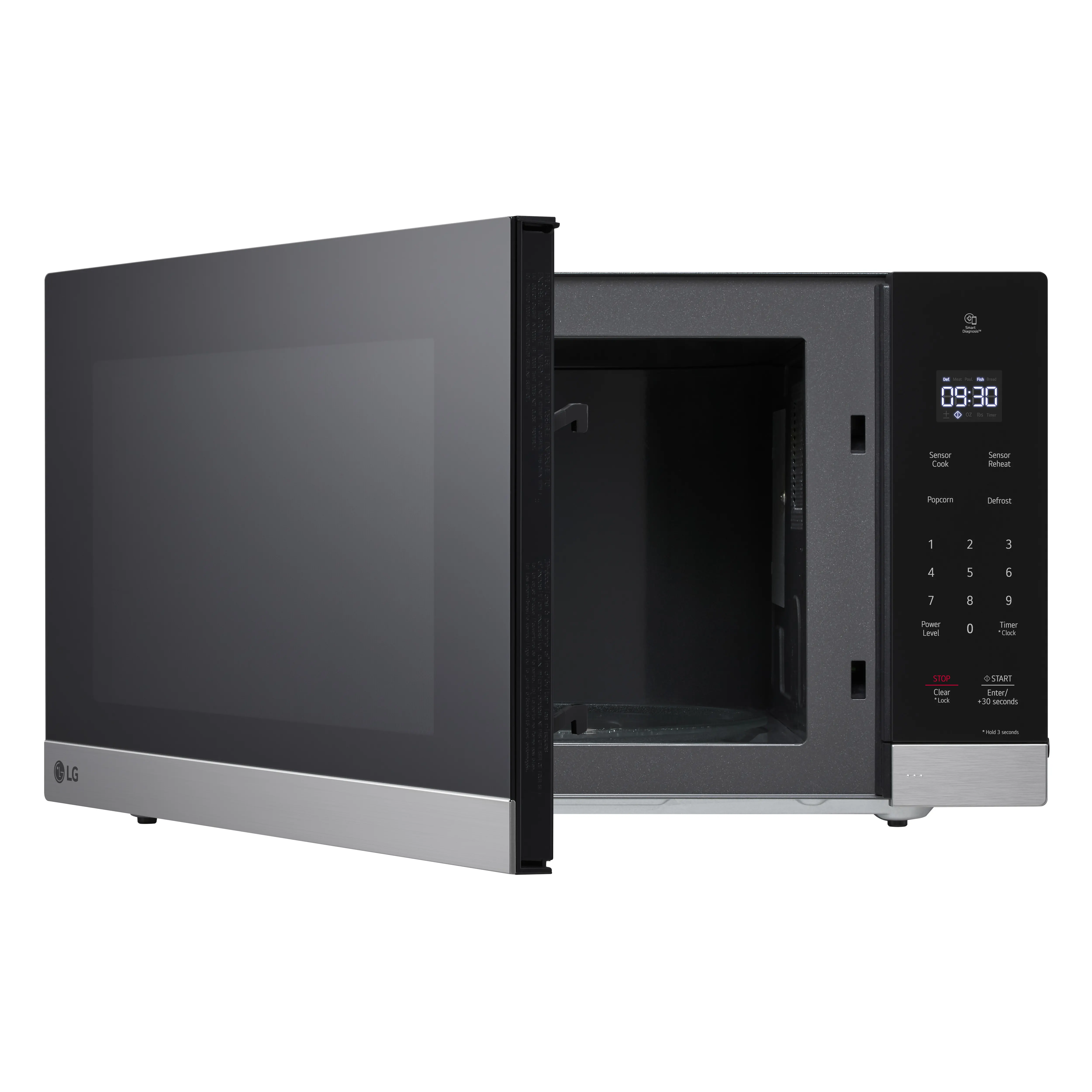 MSER2090S LG 2.0 Cu Ft Countertop Microwave with Smart Inverter and EasyClean® Interior- Stainless Steel-3
