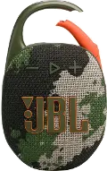 JBLCLIP5SQUADAM JBL Clip 5 Portable Bluetooth Speaker - Camouflage