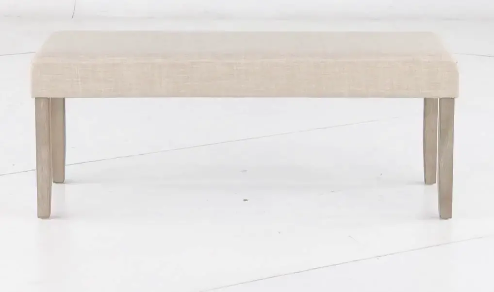 Nina Beige Upholstered Dining Bench-4