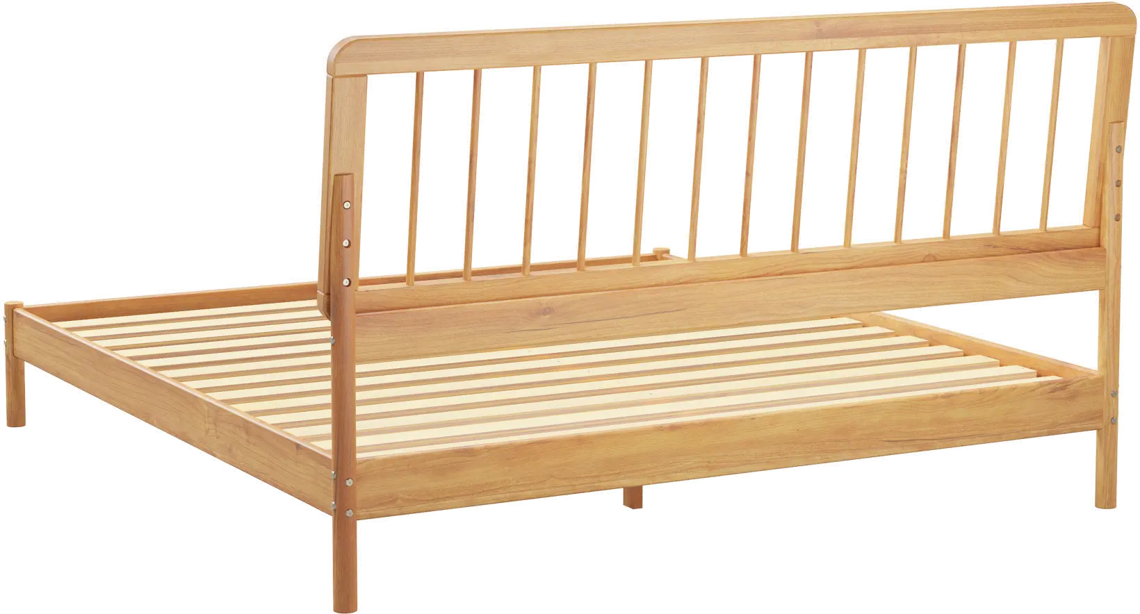 CMAB8BNP Cama Natural Wood King Spindle Bed-5