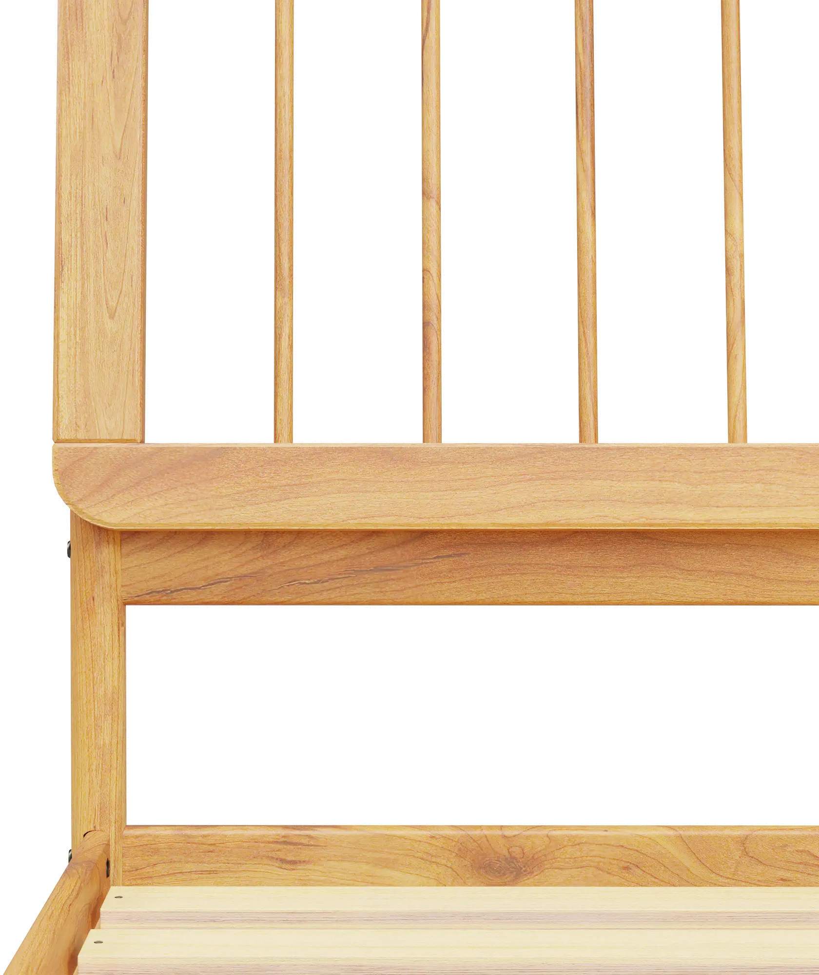 CMAB8BNP Cama Natural Wood King Spindle Bed-7