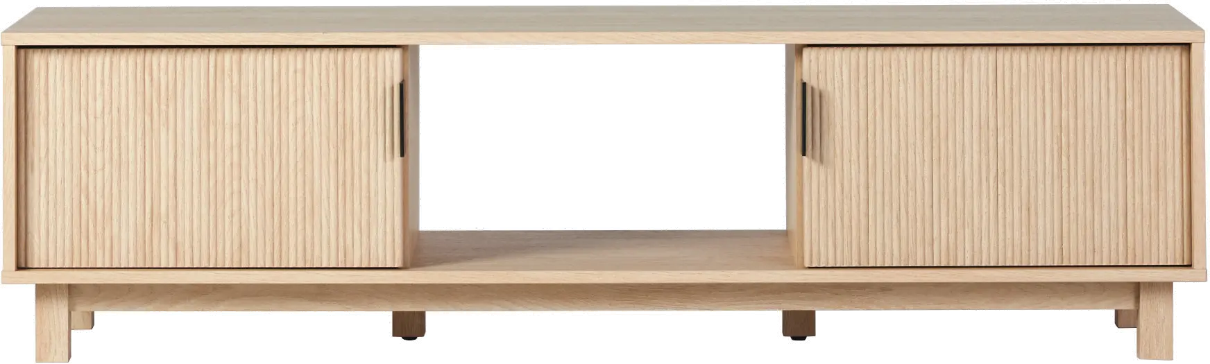 ARUM2FCO Arundo 58 2 Door Oak TV Stand-1
