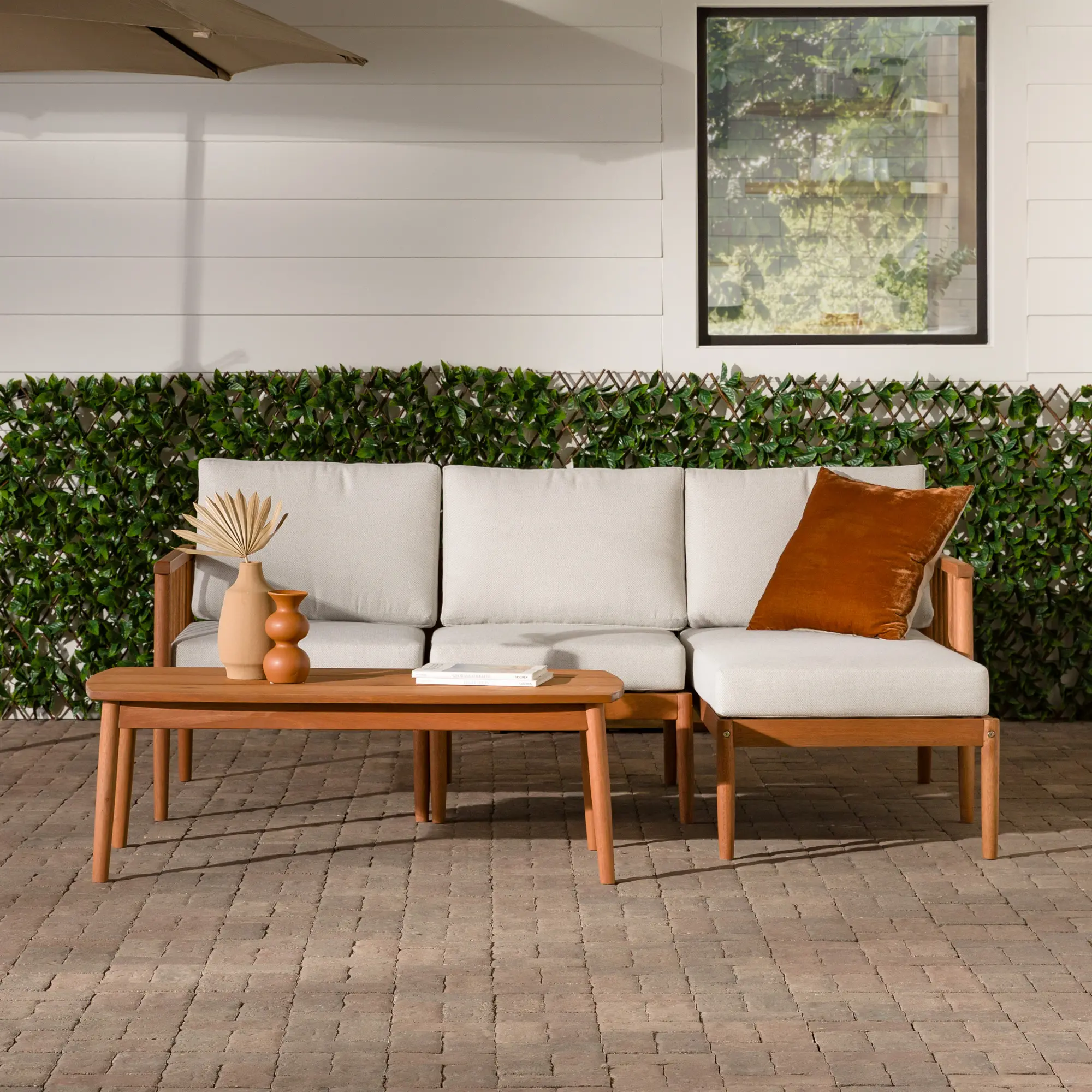 GCIROD4PSECBR Circa Brown and Light Gray Outdoor 4 Piece Sectional-2