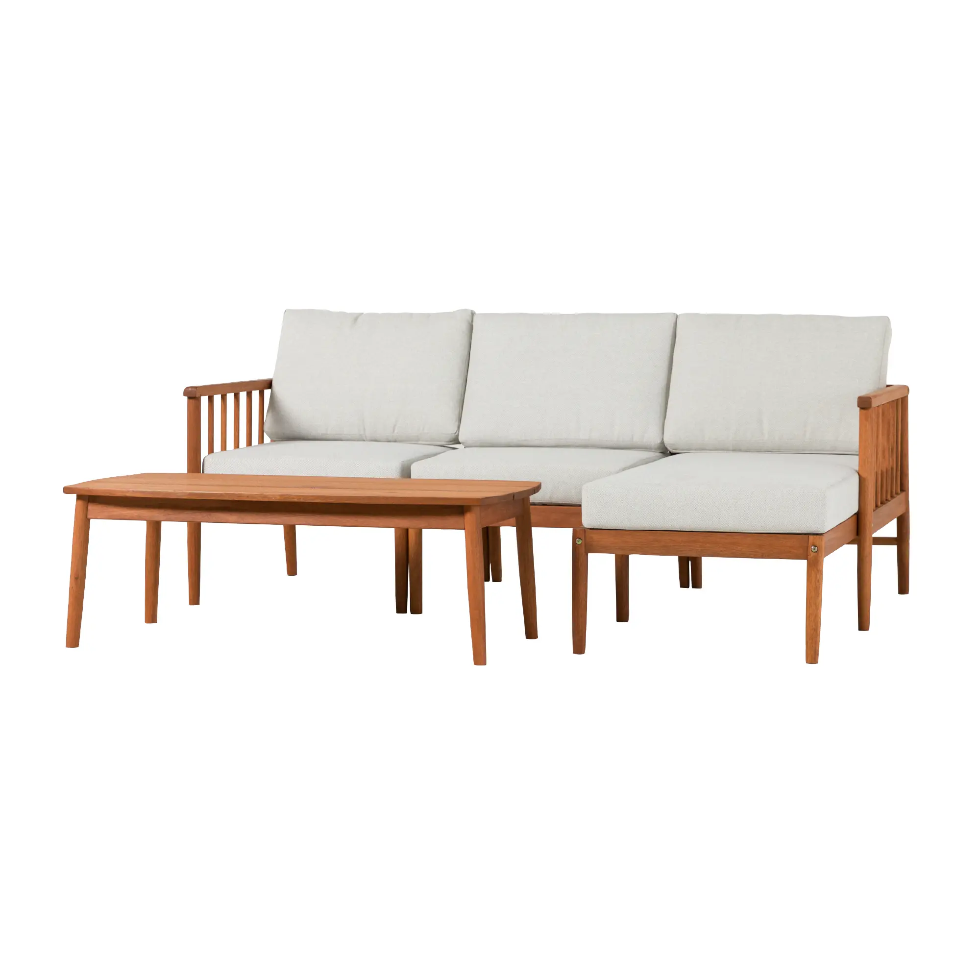 GCIROD4PSECBR Circa Brown and Light Gray Outdoor 4 Piece Sectional-3