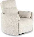 Modesto Buttercream Swivel Power Recliner