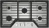 WCGK5036PS Whirlpool 36  Gas Cooktop with EZ-2-Liftâ„¢ Hinged Cast-Iron Grates - Stainless Steel