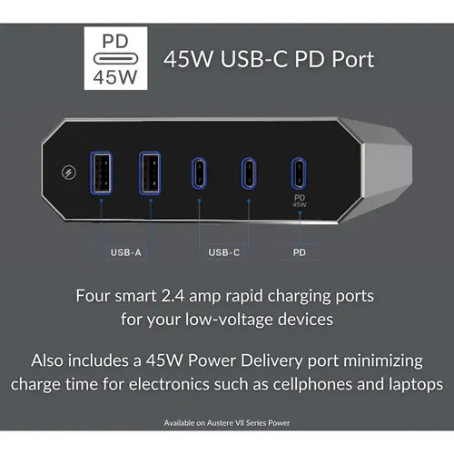 Austere VII Series Power 8 Outlets-6