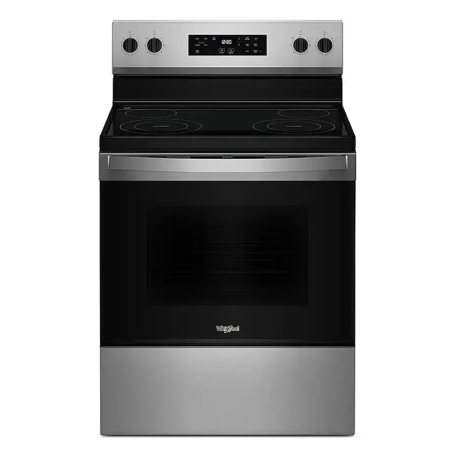 WFES3530RS Whirlpool 30 Electric Range with No Preheat Mode - Stainless Steel-1