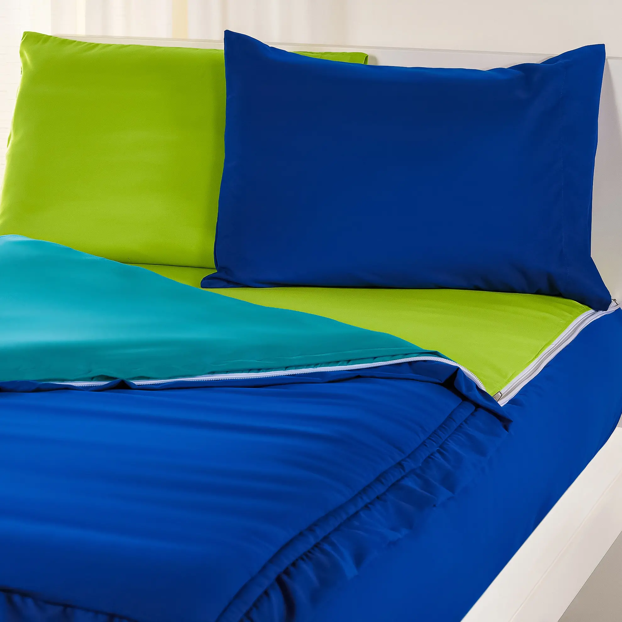 Dublin Blue Twin 4-Piece Comforter Set-2