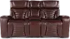 Transformer Mahogany Zero-Gravity Power Reclining Loveseat