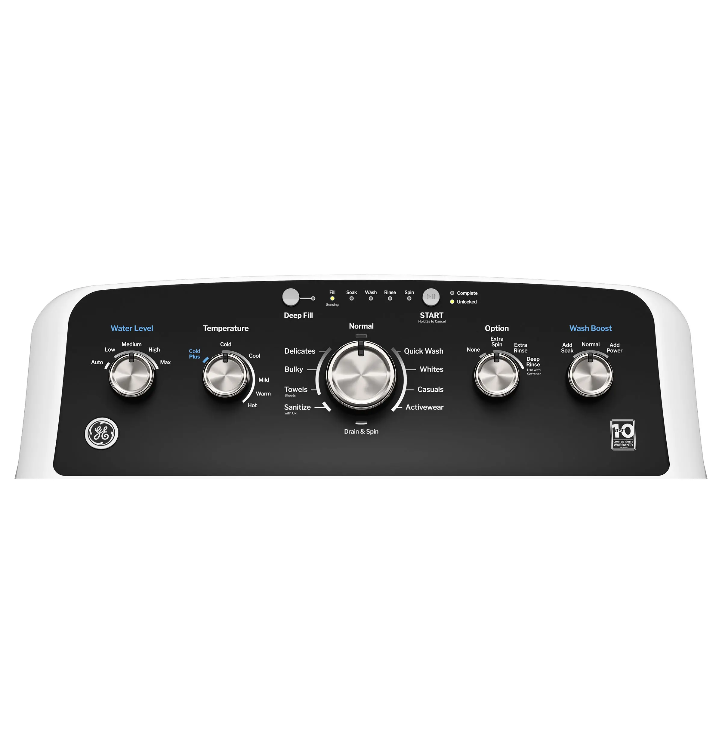 GTW485ASWWB GE 4.5 Cu Ft Top Load Washer - White-5