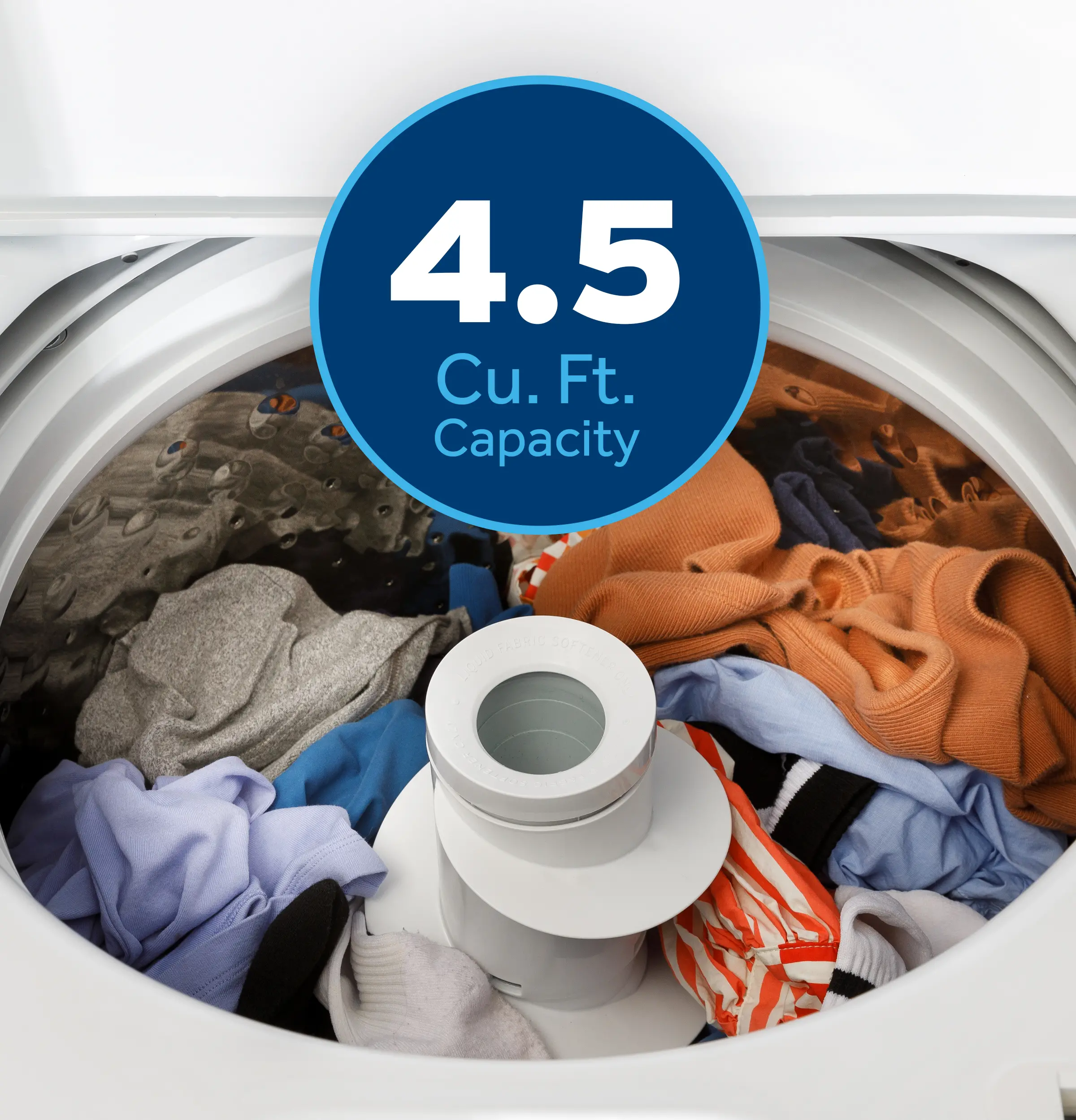 GTW485ASWWB GE 4.5 Cu Ft Top Load Washer - White-6