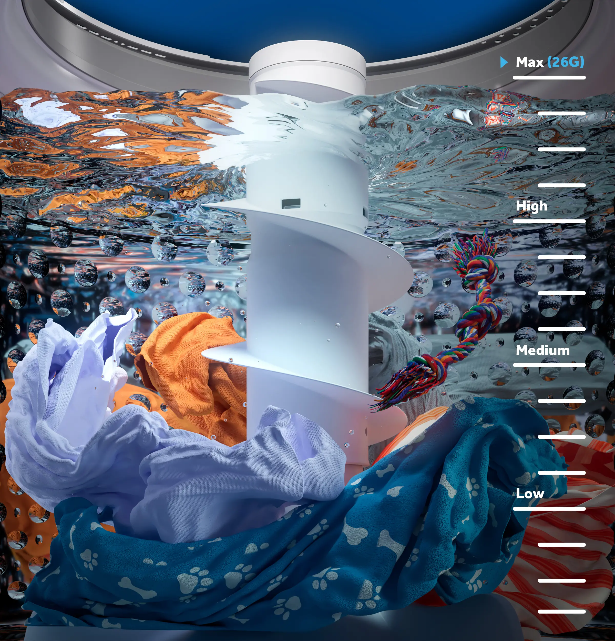 GTW485ASWWB GE 4.5 Cu Ft Top Load Washer - White-8