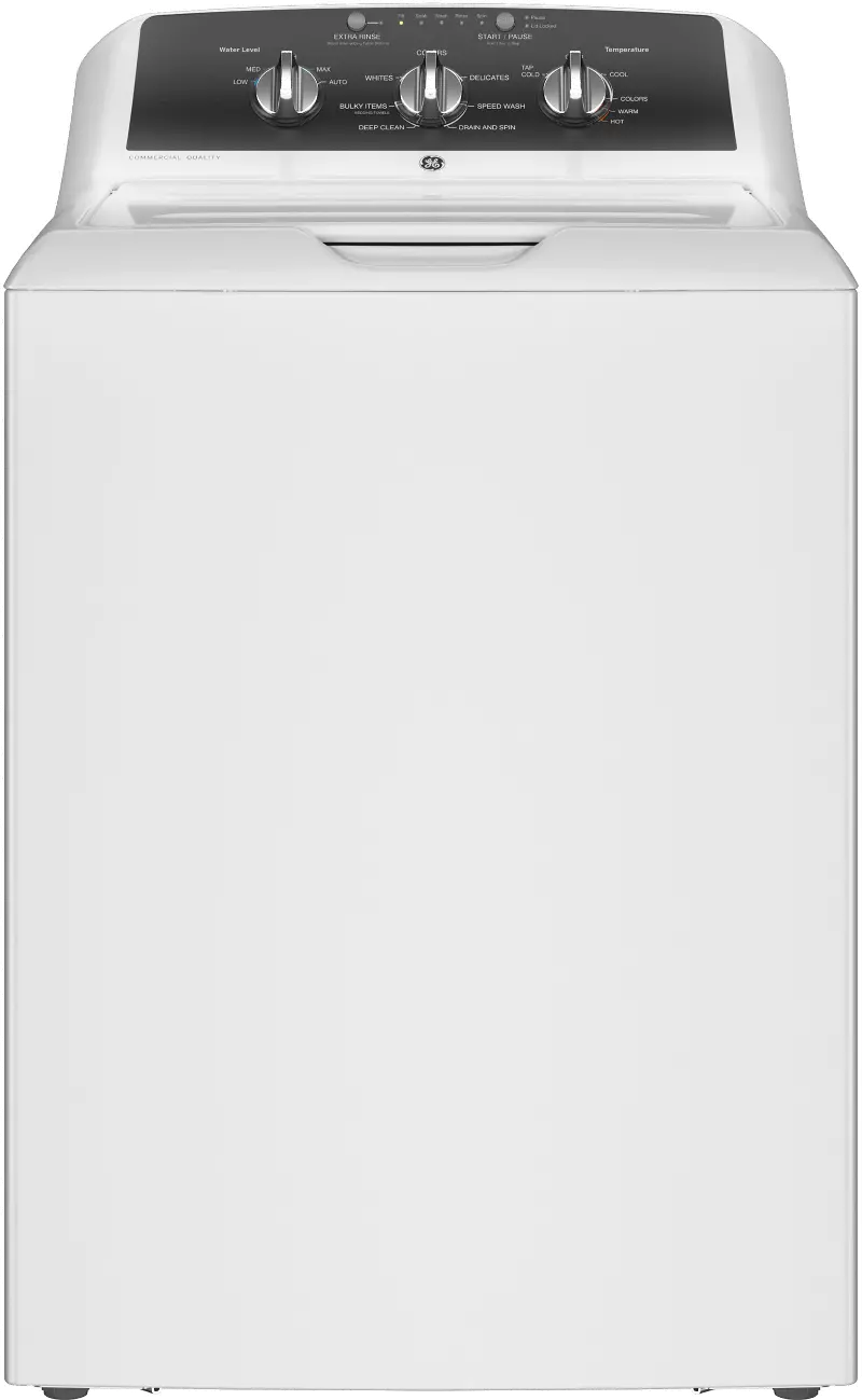 GE 4.3 Cu Ft Top Load Washer - White