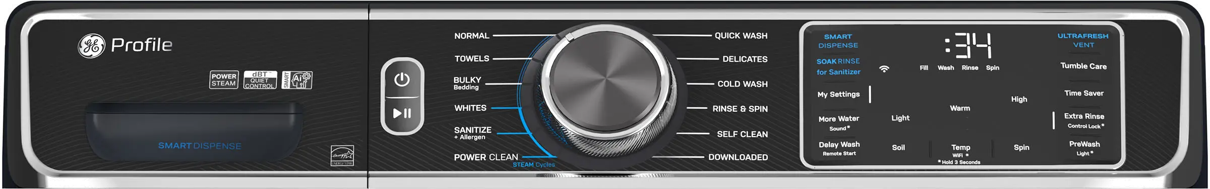 PFW870SSVWW GE Profile 5.3 Cu Ft Smart Front Load Washer with Steam - White-4