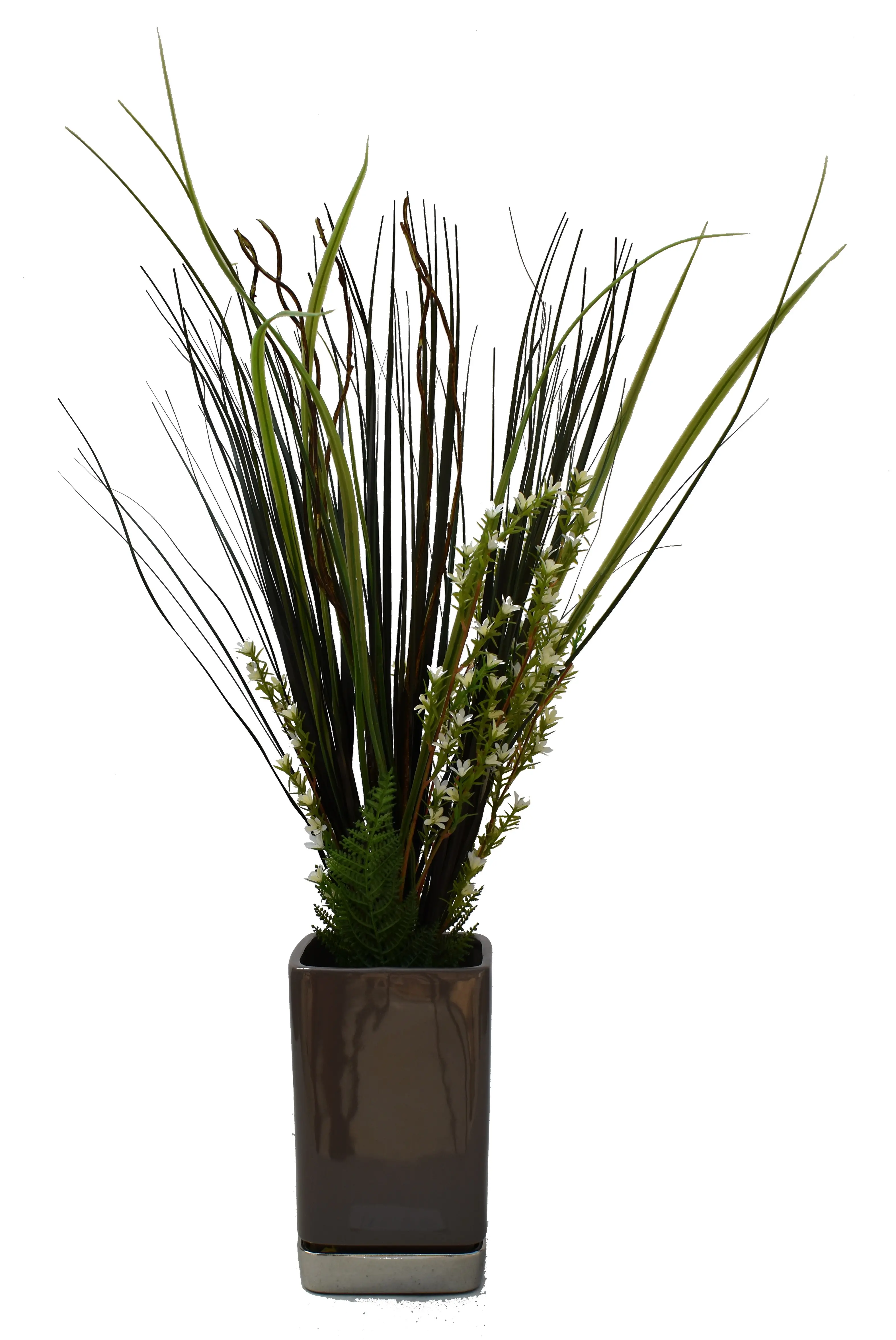 20 Grass and Willow Plant in Ceramic Pot-1