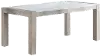 Nina Beige and White Marble Dining Table