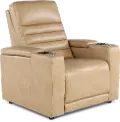 Copley Tan Power Recliner with Power Headrest