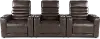 Copley Dark Brown 3-Piece Power Home Theater Seating