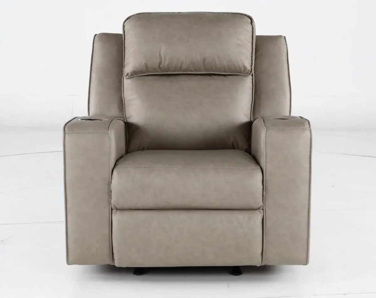 Lavenhorne Pebble Beige Recliner-5