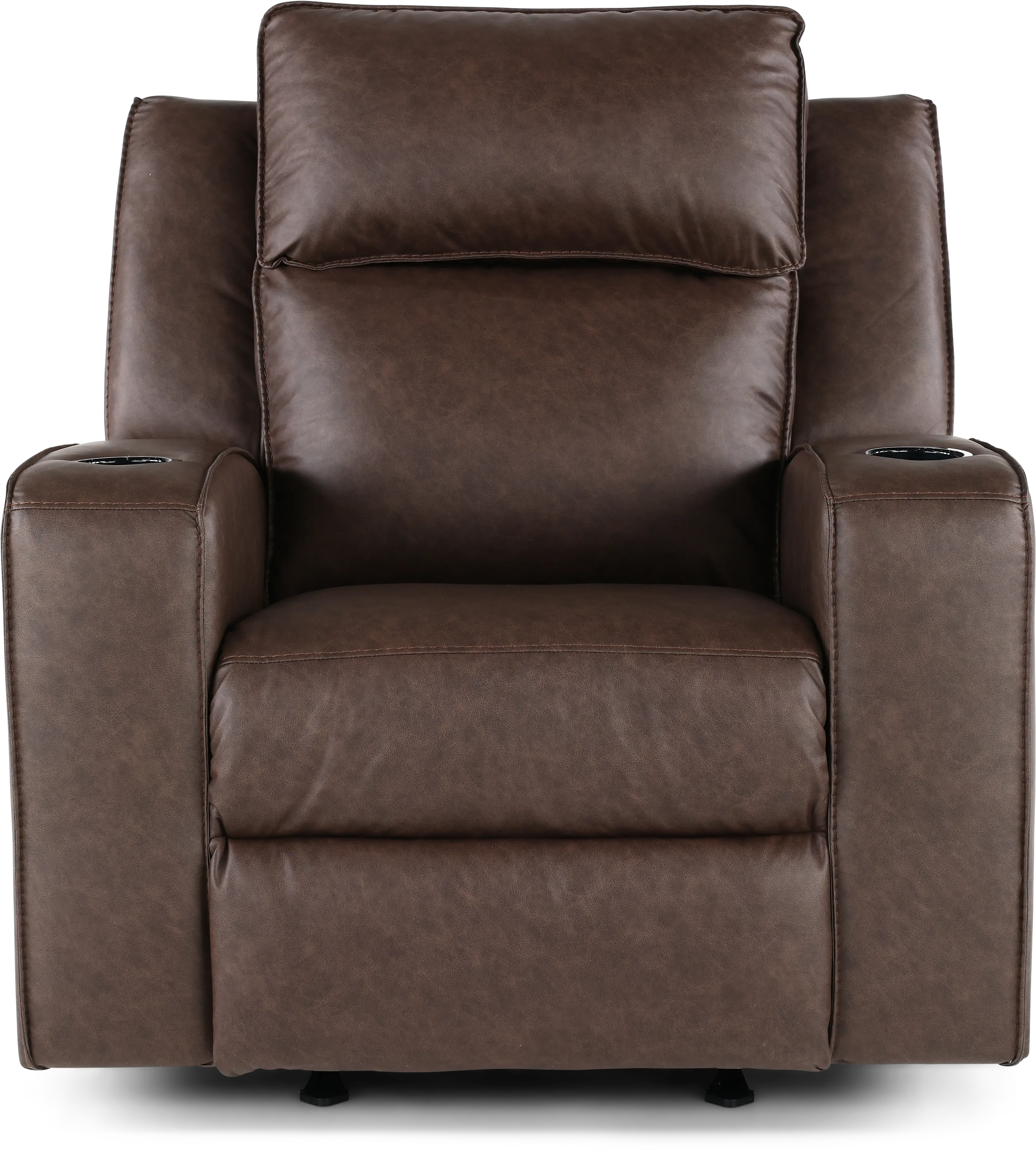 Lavenhorne Granite Dark Brown Recliner-4