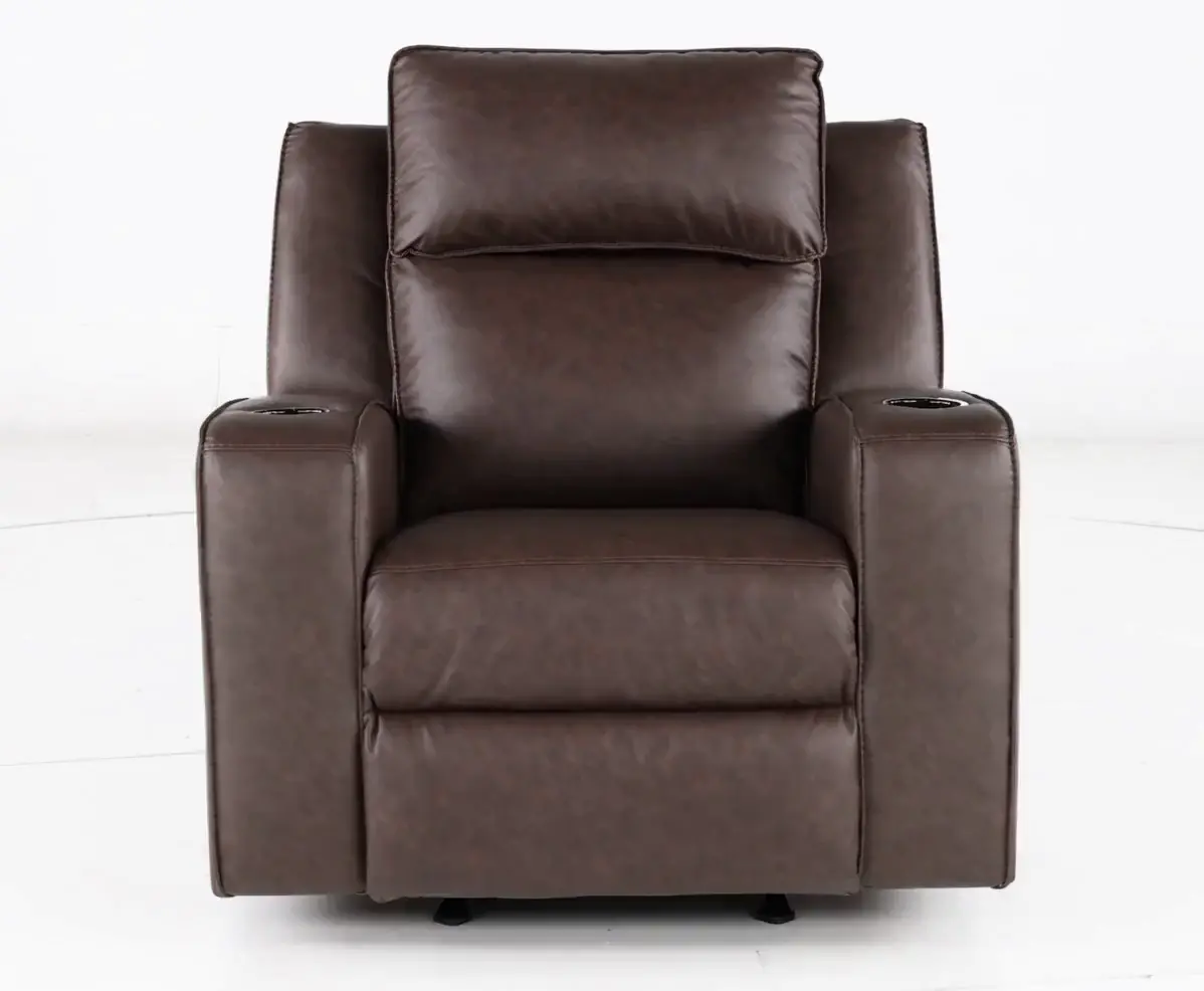 Lavenhorne Granite Dark Brown Recliner-5
