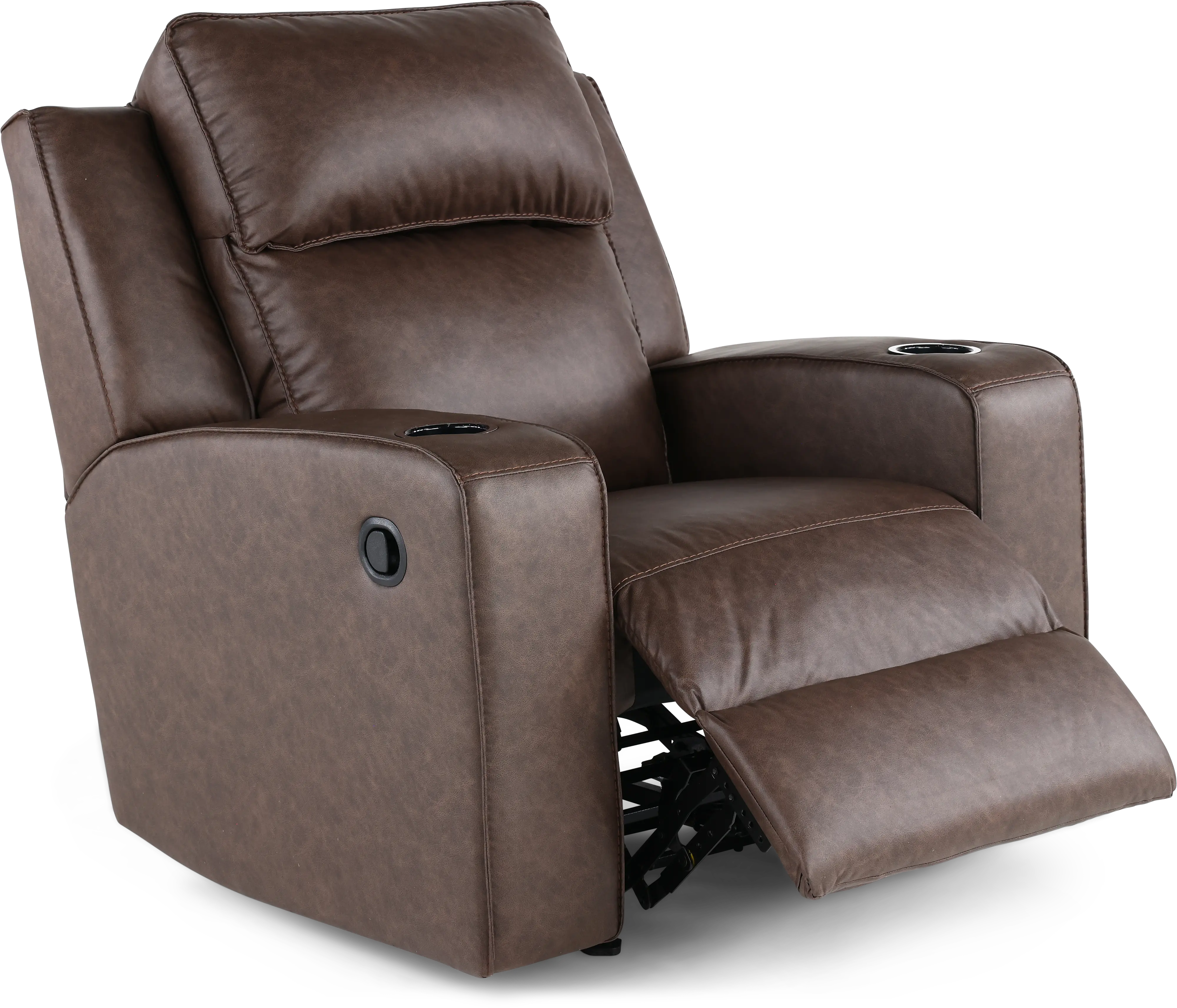 Lavenhorne Granite Dark Brown Recliner-6