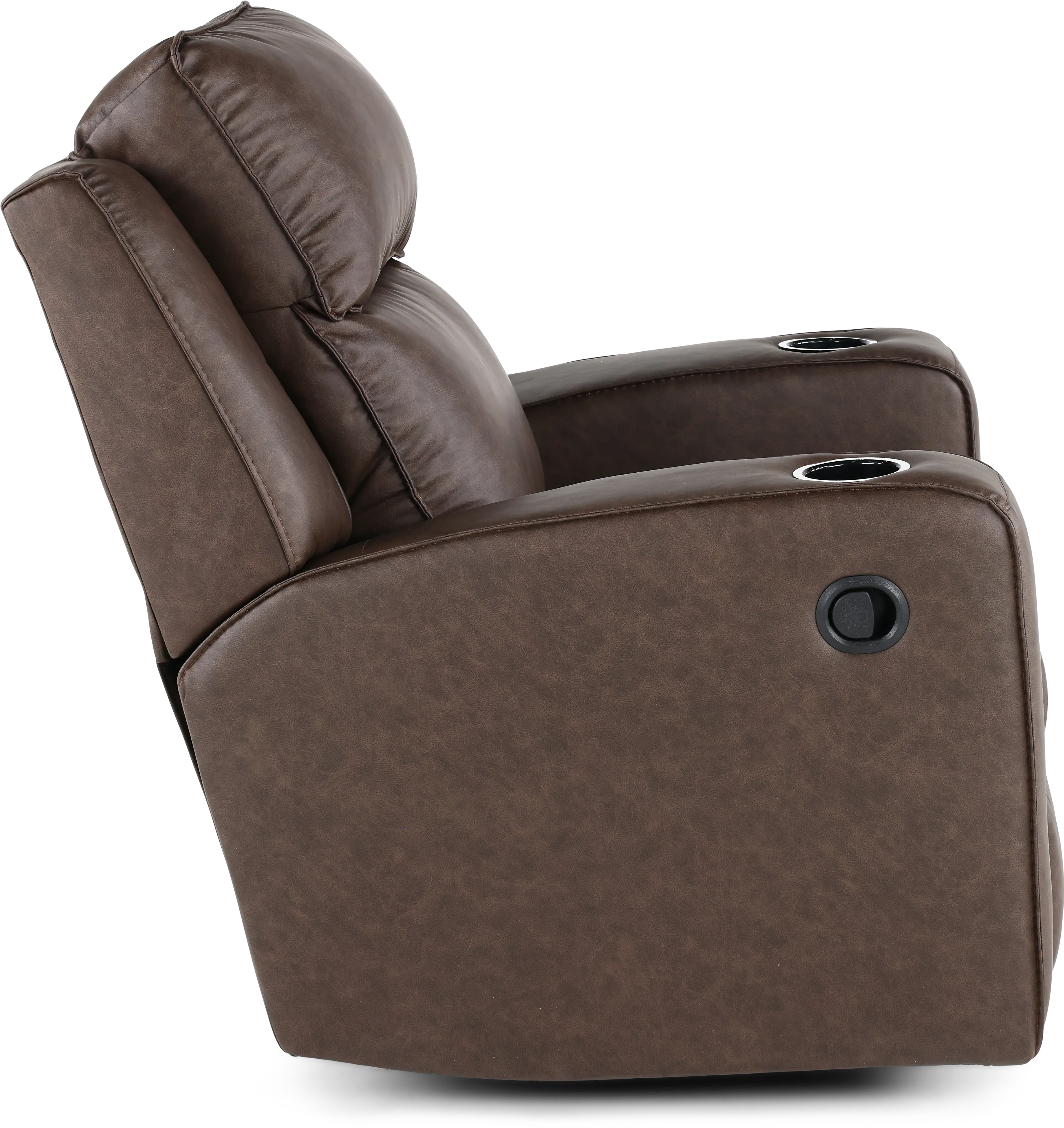 Lavenhorne Granite Dark Brown Recliner-7